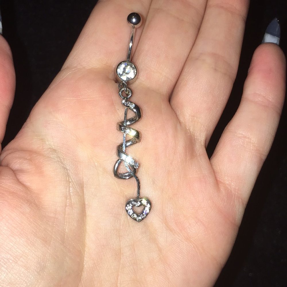 Dangly belly button ring